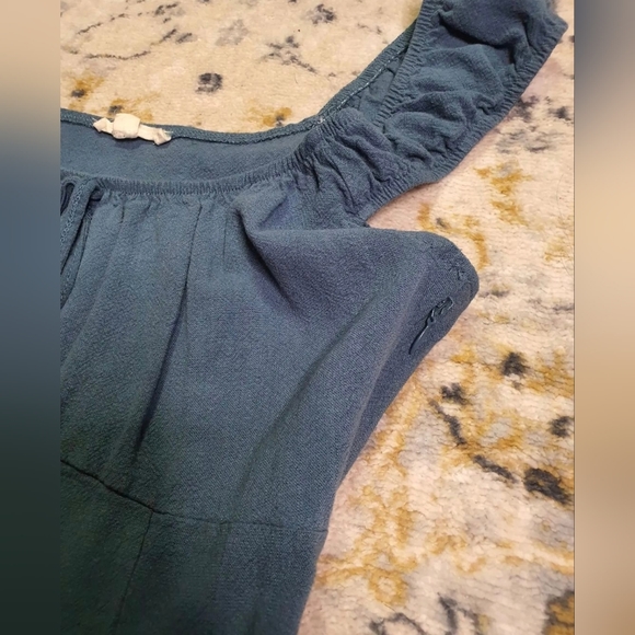 LA Hearts denim blue coquette mini dress - Picture 3 of 6